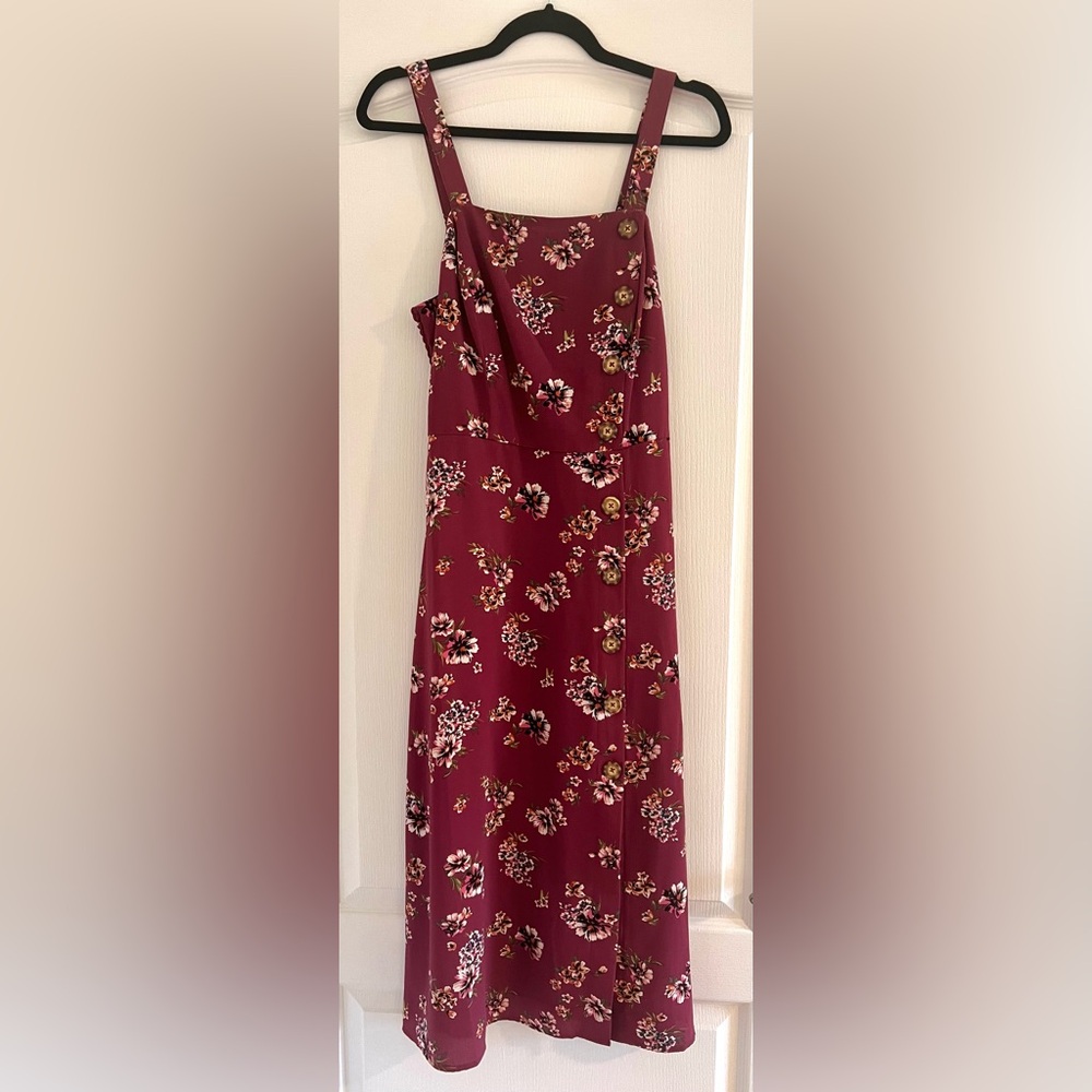 Floral Button-Down Dress